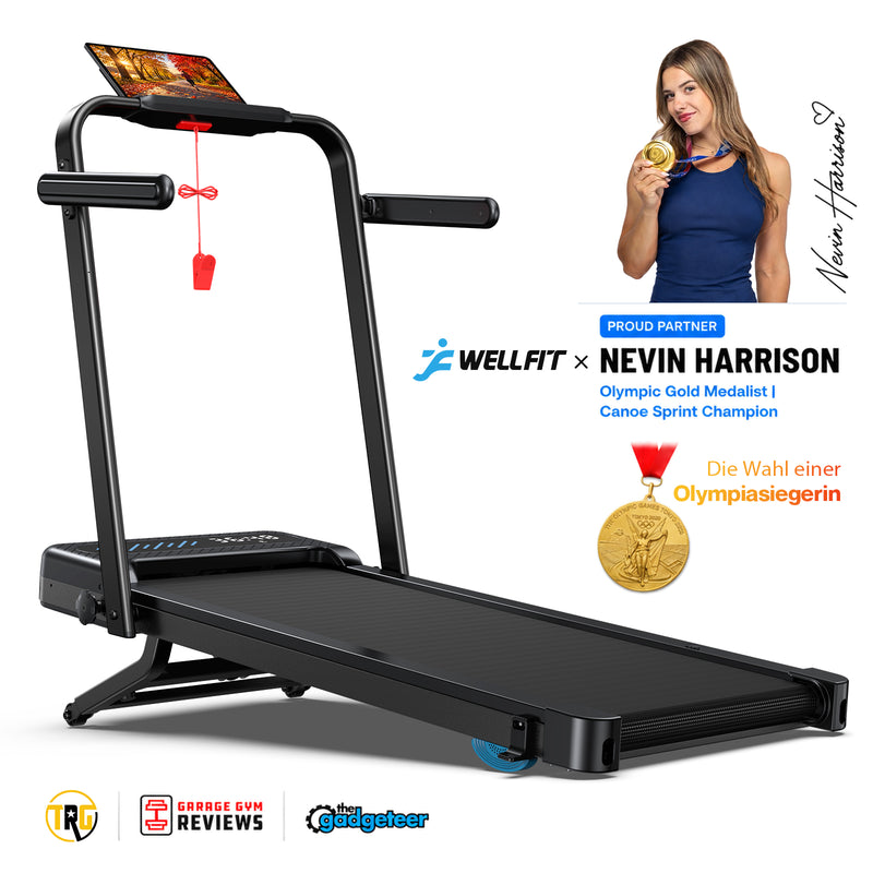 TM037 Pro Foldable Treadmill with 12% Auto-Incline – 180 kg Load Capacity