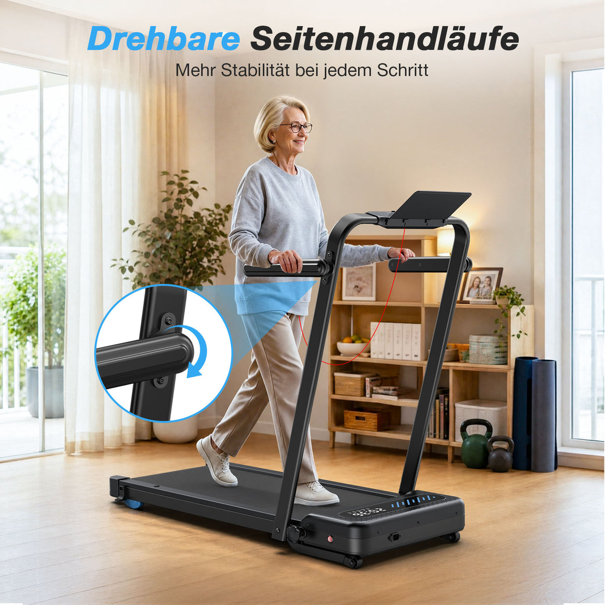 TM037 Pro Foldable Treadmill with 12% Auto-Incline – 180 kg Load Capacity