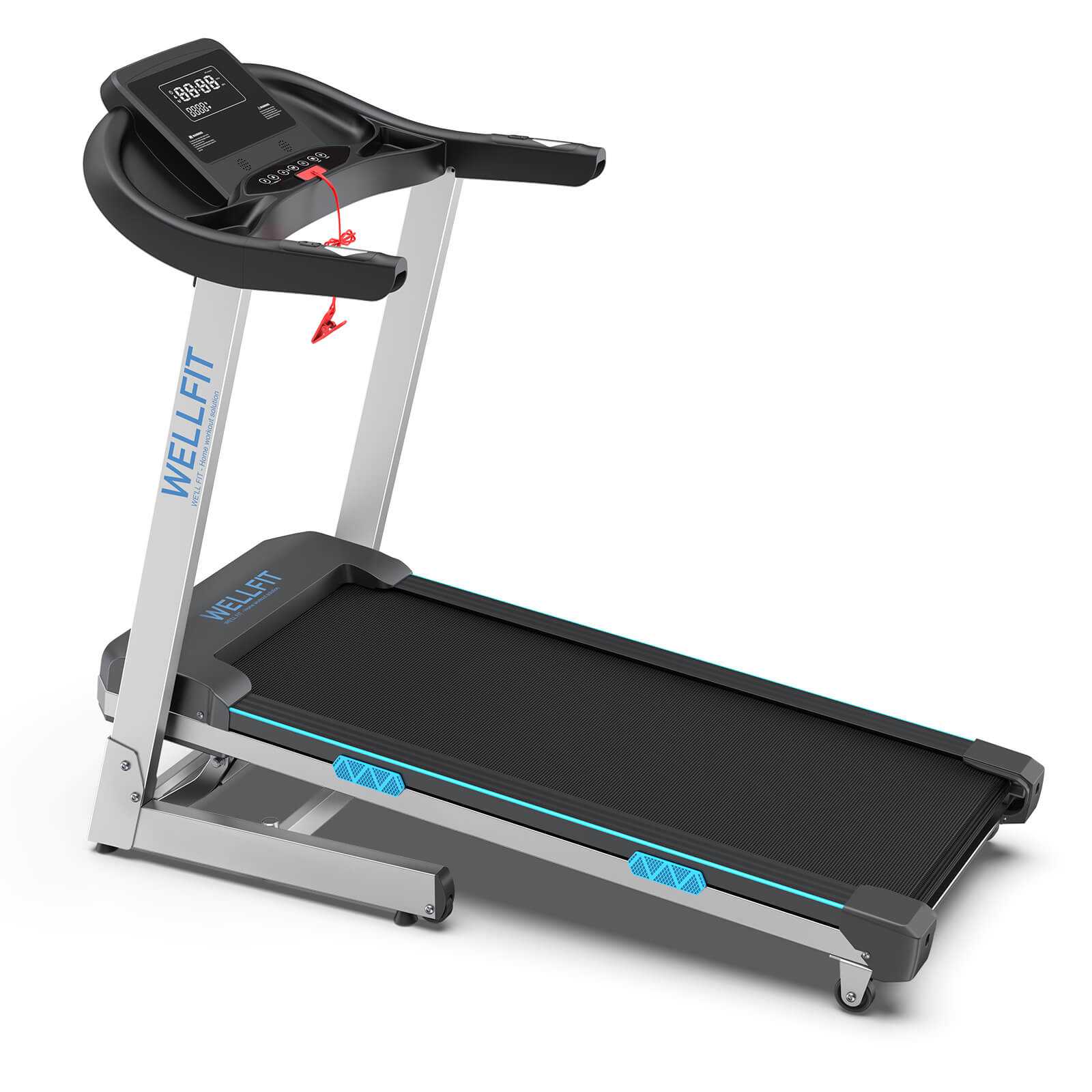 TM007 Foldable Treadmill with Automatic 15% Incline – 200kg Load Capacity