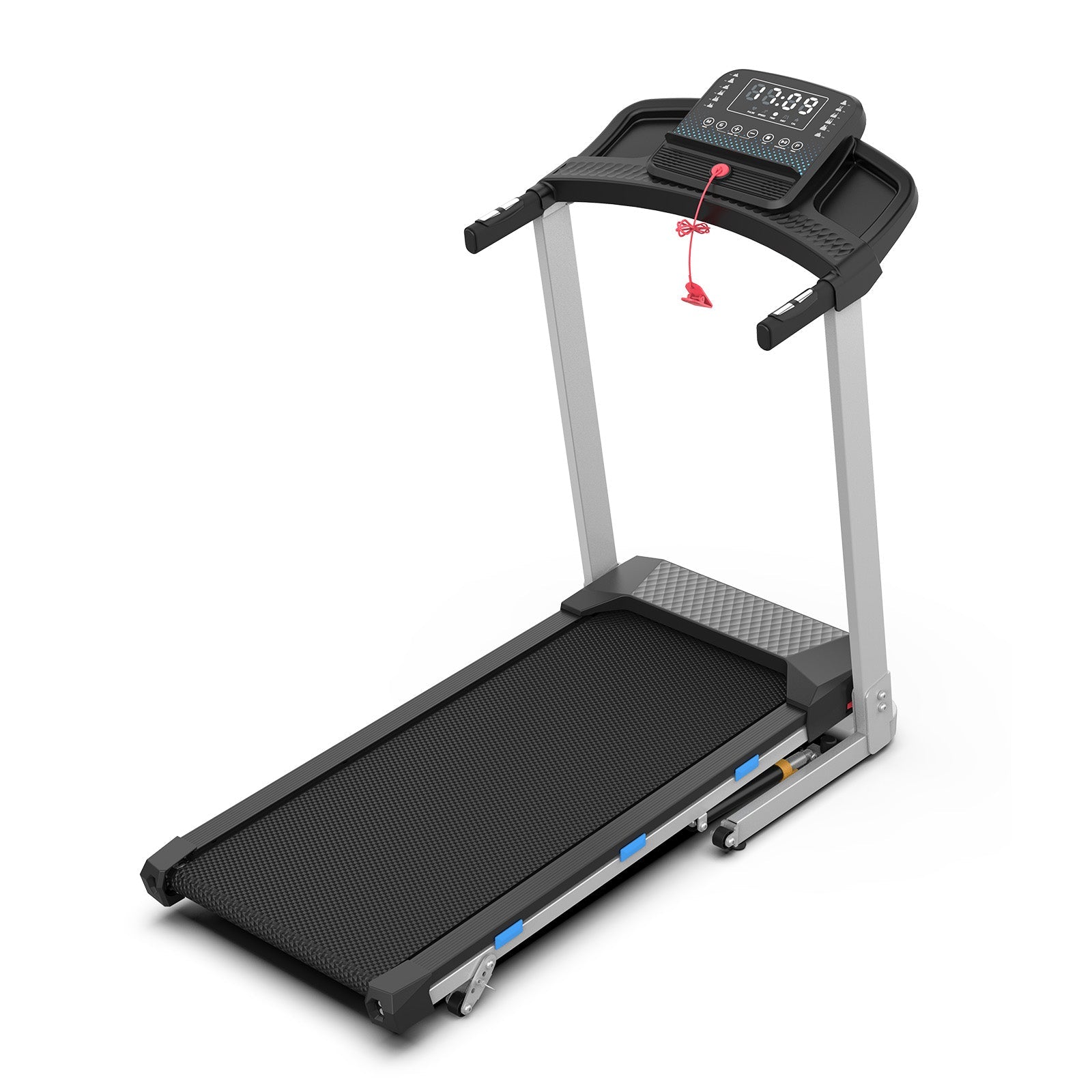 TM015 Foldable Treadmill with Incline & Handrails – 180 kg Load Capacity