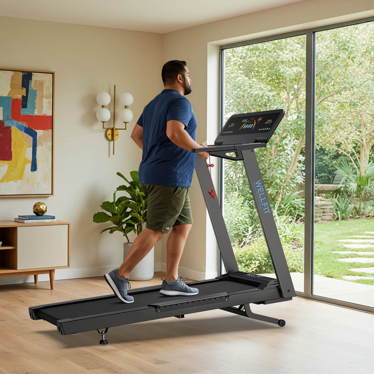 TM029 Treadmill with 15% Auto Incline & High Weight Capacity