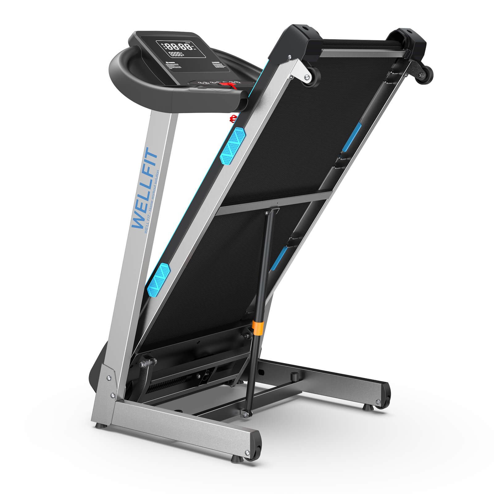 TM007 Foldable Treadmill with Automatic 15% Incline – 200kg Load Capacity