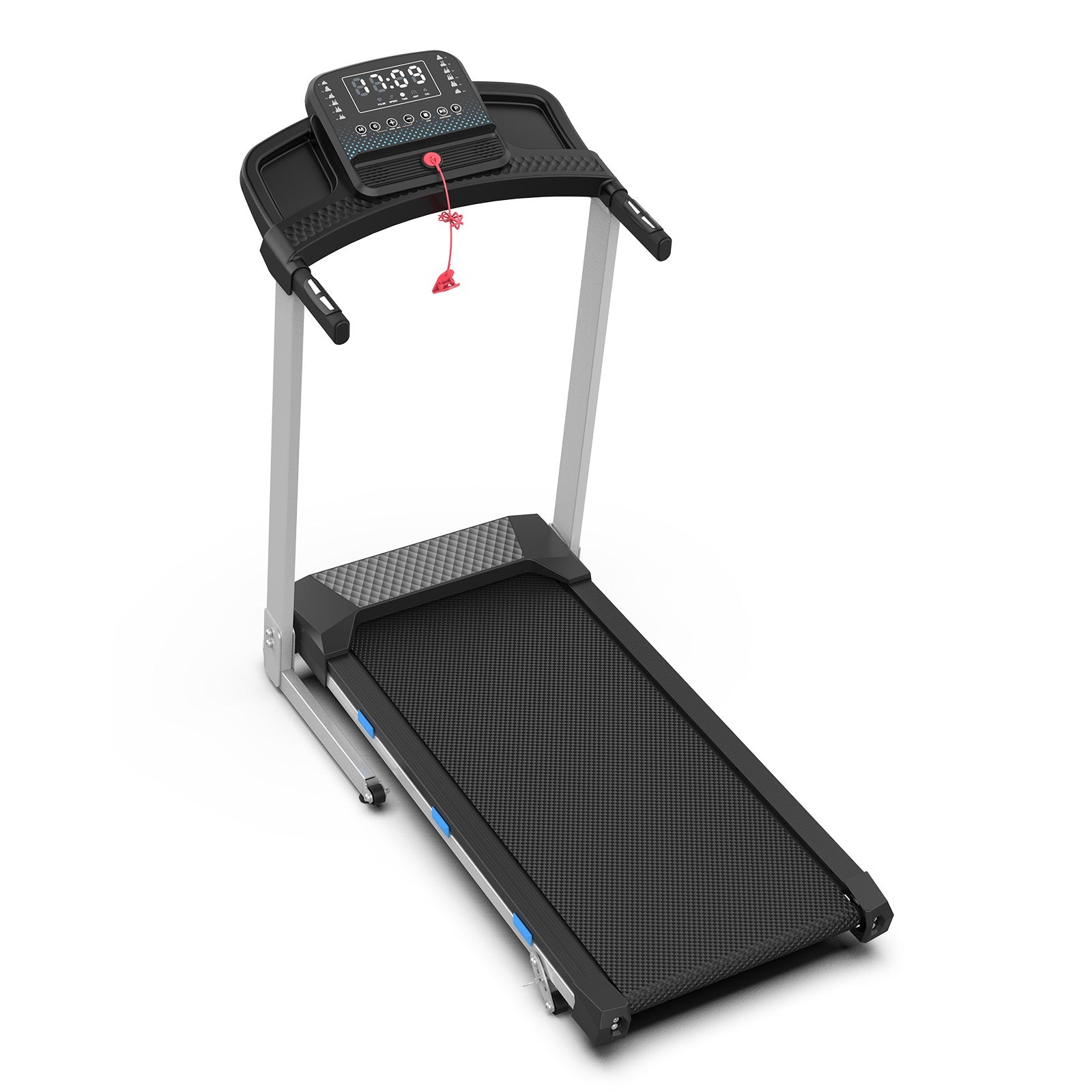 TM015 Foldable Treadmill with Incline & Handrails – 180 kg Load Capacity