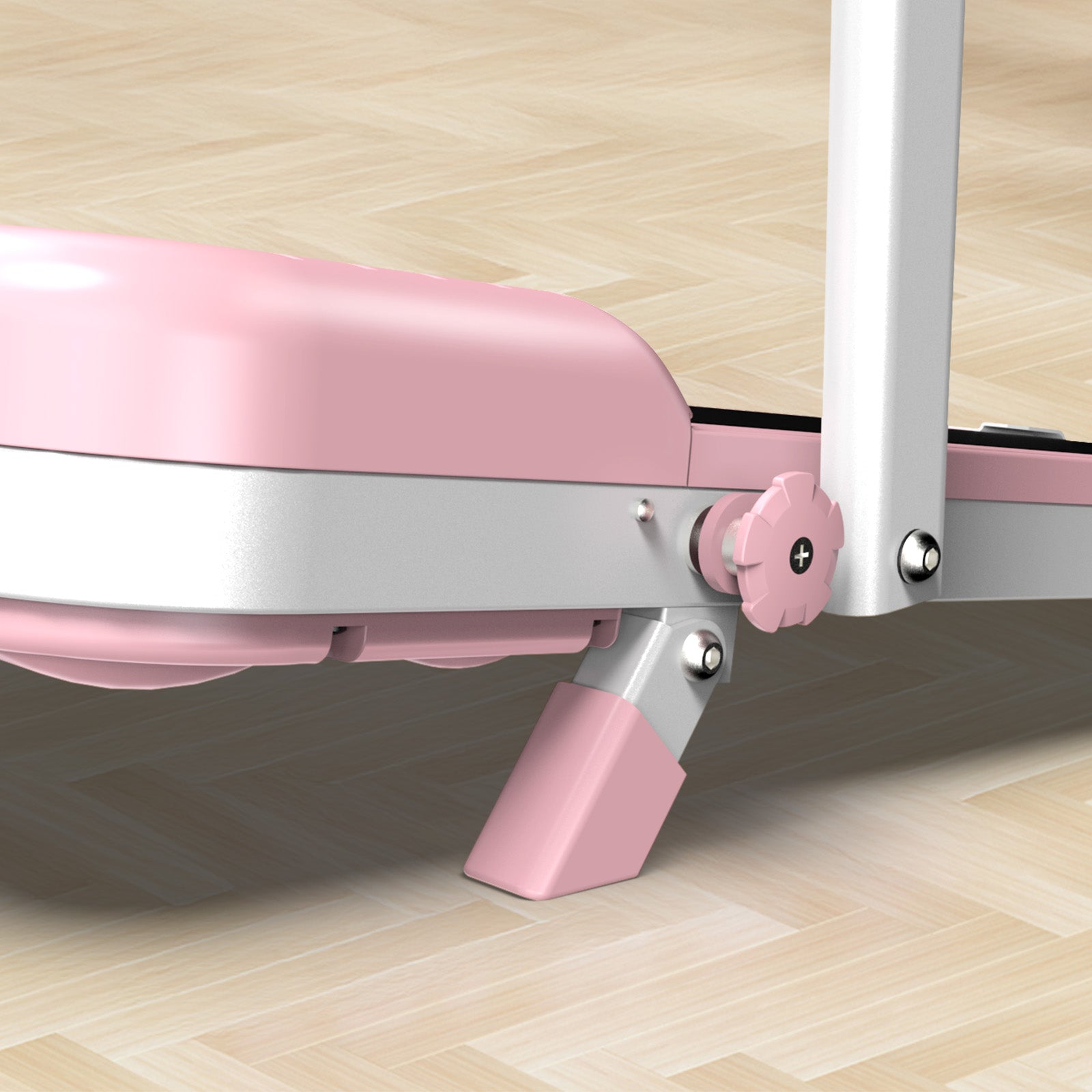 TM037 Klappbares Walking Pad Laufband mit Steigung – Rosa