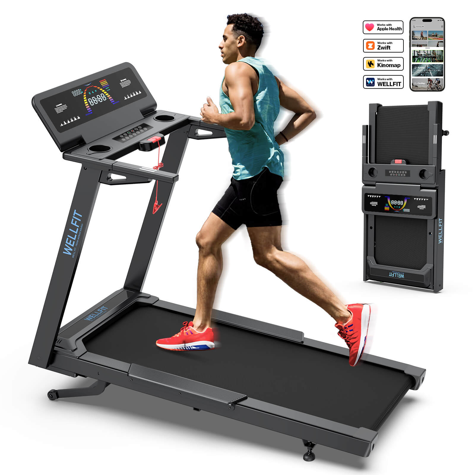 TM029 Treadmill with 15% Auto Incline & High Weight Capacity